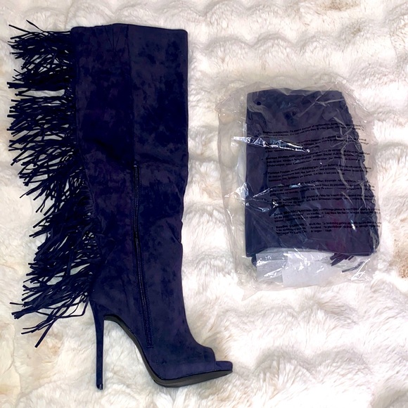 Shoes - Fringe Boots